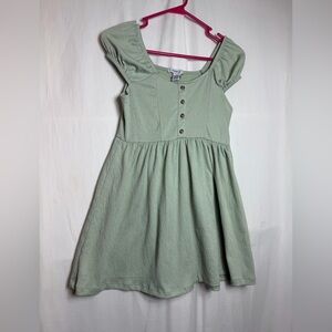 Girl’s Olivia Kay Sage Green Dress Size Medium (8)